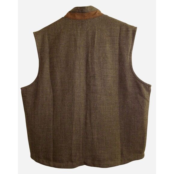 Cutter & Buck Men's XL Reversible Tweed & Quilted Preston Vest Classic - Picture 6 of 10